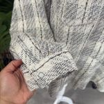 IRO Paris tweed open front shirt jacket with pearl snap buttons Photo 4