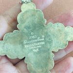 Sterling Silver Vintage 1983 Christmas Cross Reed & Barton  pendant necklace Photo 1