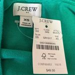J.Crew NEW Green Sleeveless Pullover Crew Neck Shell Sweater Vest Tank Top Sz XS Photo 2