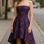 Aidan Mattox NWT Strapless Jacquard Midi Dress Photo 1