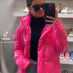 Boutique Pink Puffer Coat Photo 1