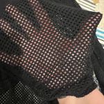 BCBGMAXAZRIA BCBGMaxarzia black sheer top M Photo 4