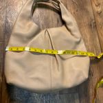 Laggo Nadia Slouchy Shoulder Bag Purse Cream Pebble Leather‎ Hobo Womens Photo 2