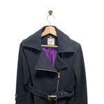 Bebe  Wool Pea Coat Black Size M Photo 14