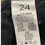 MOTHER Denim MOTHER The Looker Ankle Skinny Black Jeans Photo 2