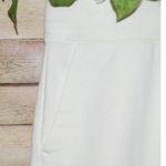 NWT Calia Cream Fleece Pull On Crop Pants Size XXL High Rise Raw Hem Straight Photo 3