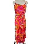 Farm Rio NEW  Tropical Print Midi Maxi Dress Cutout Sleeveless Size Small $225 Photo 7