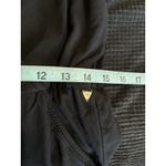 Guess  Black Shorts Romper Size Large‎ Long Sleeve V Neck Elastic Waist Keyhole Photo 8