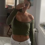 Urban Outfitters Long Sleeve Green Top Photo 1