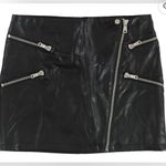 Avec Les Filles  Leather Moto Skirt Size 4 Photo 1