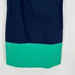Sail To Sable SAIL TO‎ SABLE Tunic Shift Dress Womens Small Mint Green Navy Classic Colorblock Photo 7