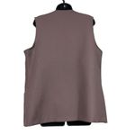 Vintage Nikki Oversized Fashion Vest Women’s Size 15/16 (XL) Brown Photo 5