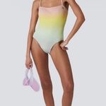 Perfect Moment Women's Sol Multicolor Gradient Swimsuit NEW Pink Photo 2