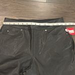 Spanx NWT  Petite Faux Leather Straight Leg Pants Sz MP Photo 4