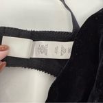 Victoria's Secret Victoria’s Secret Vintage Black Velvet Bow Bra 36C Photo 4