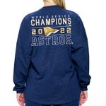 Fanatics NWT Houston Astros 2022 World Series Champions Sparkle Long Sleeve T-shirt Photo 8