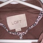 Loft  brown button down jacket Photo 4
