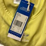 Adidas  Adicolor Essentials Rib Tank Top Pulse Yellow size 8 Photo 5