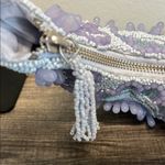 Purple Hobo Bag with Floral Paisley Print Photo 3