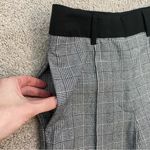 All Saints Bea Check Plaid Trouser Pants 2‎ Grey Photo 9