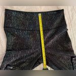 Zyia  Black Vertical Mirage Light n Tight Hi-rise 7/8 24" Size 8-10 Photo 7