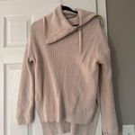 All Saints Cream Side Zipper Detail Cableknit Sweater Photo 0