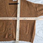 Mod Ref NWOT Brown Chunky Knit Cardigan Sweater L Photo 5