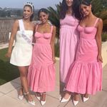 House Of CB HOUSE OF‎ CB 'Elia' French Pink Midi Sundress size XS Photo 2