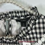 J.Crew daisy chain peplum gingham blouse brand new size small Photo 3