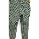 A New Day Green Geo Print High Rise Slim Fit Stretch Ankle Pants Sz 4 Photo 3
