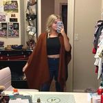 Forever 21 rust poncho jacket  Photo 3
