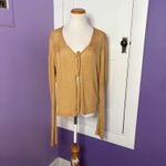 Free People Free‎ People Marlena Cardigan Velvet Sands Tie Front Lightweight Medium Photo 1