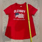 Old Navy Women's  Everywear 4th of July Robbie Red T-shirt Photo 6