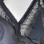 Seafolly  black‎ bra size 4 US lace no padding new without tags small Photo 4