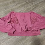 PINK - Victoria's Secret Victoria's Secret PINK Velvet Cropped Hoodie Size Small Photo 4