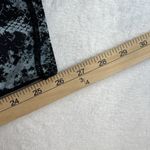 Carbon38 L Large Metallic Snake Print High Rise 7/8 Leggings Black Teal Animal Photo 10