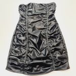 superdown  Lily Ruched Mini Dress in Black Medium Photo 2