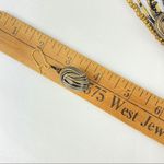 Gold & Black Bead Multi Strand Necklace & Earrings Photo 6