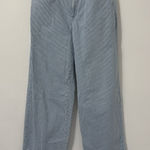 Universal Threads Universal Thread Wide Leg Blue White Pinstriped Jeans Sz 8R Photo 0