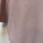 Quince  Lightweight Cotton Cashmere Link-Stitch Dolman Sweater Womens M Pink Photo 7