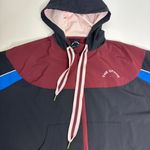 The Upside Colorblock Ash Hooded Windbreaker Jacket Full Zip 10 Black Photo 3