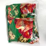 Farm Rio  Tropicart Floral Sleeveless Midi Dress Medium Green NWT Photo 15