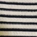 Loft  Women's‎ Sweater Sz S Black White Striped Long Sleeve Crew Neck Photo 2