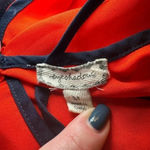 Eyeshadow  Womens Sleeveless V Neck Cami Tank Top Size M Red Embroidered Floral Photo 3