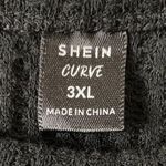 SheIn Curve 3XL women's black pullover stretchy tank top rounded neckline summer Photo 7