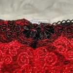 Chanteuse Size Large L Black Red Lingerie Bow Slip Nightie Cute Sexy Chic Goth Photo 6