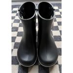 Crocs Jaunt Shorty Rain Boots Size 8 Black Ultralight NEW Photo 2