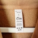 Zyia  Brown RISE Hoodie Size Large Photo 7