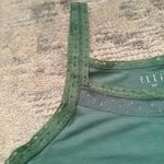 Elle Green Tank Top with Lace Size XS Photo 2