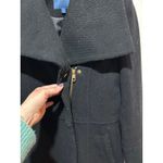 Cole Haan  wool cashmere black coat womens 2 quiet luxury Photo 9